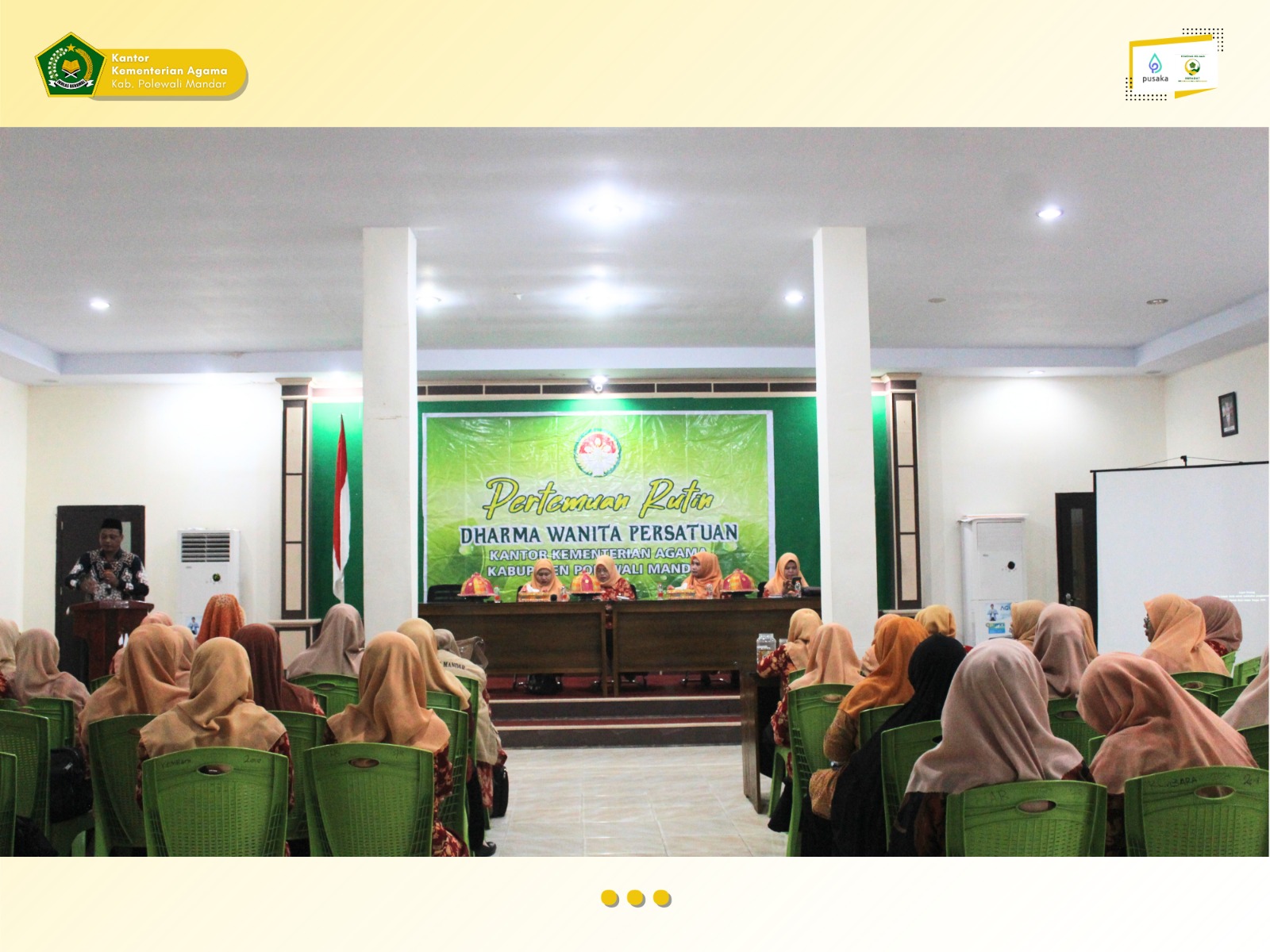 Dharma Wanita Persatuan Kemenag Polman Gelar Pertemuan Rutin Perkuat Silaturahmi