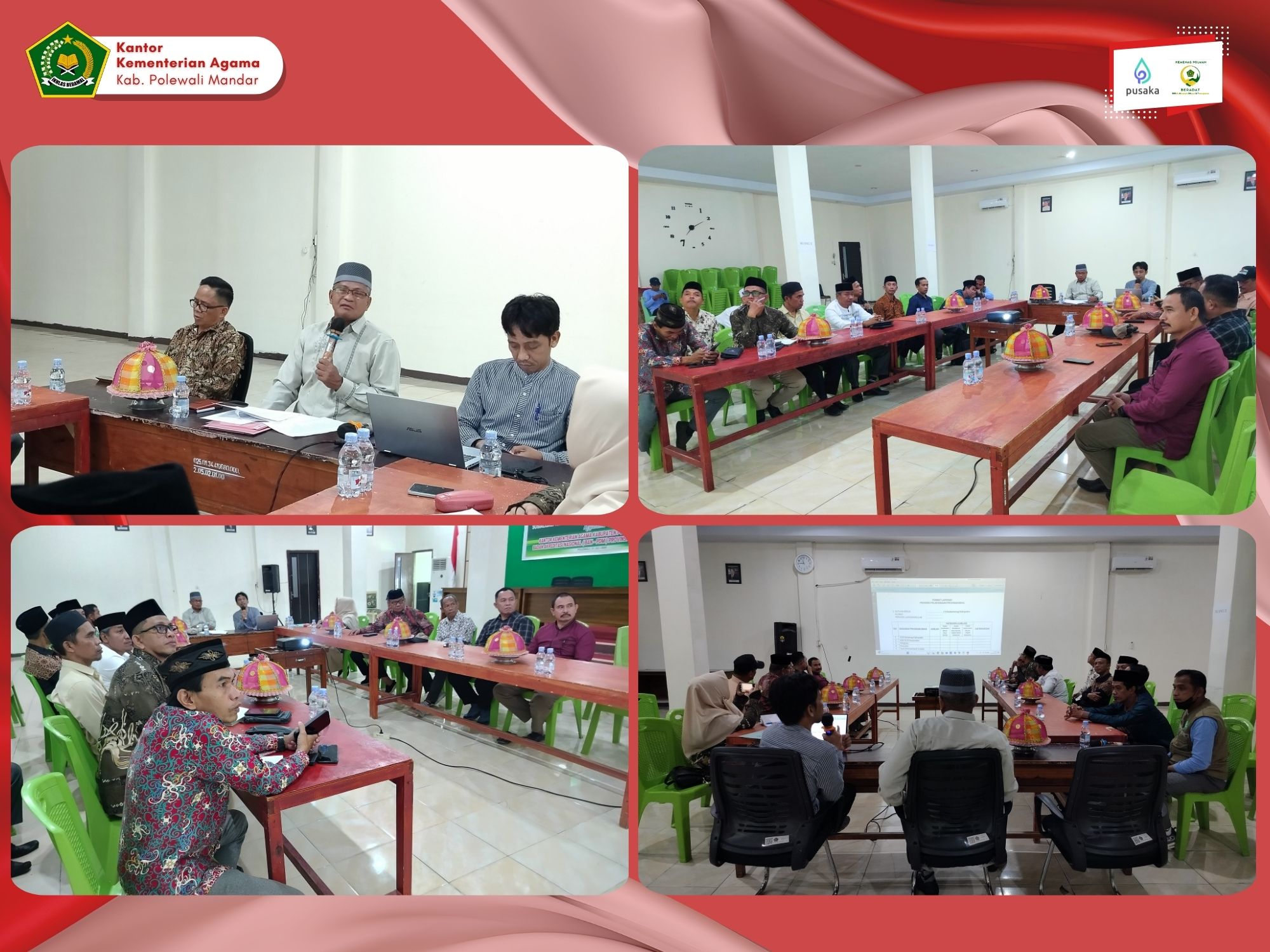 Tim Munqisy BBAQ Gelar Rapat Bersama Kepala KUA dan Madrasah