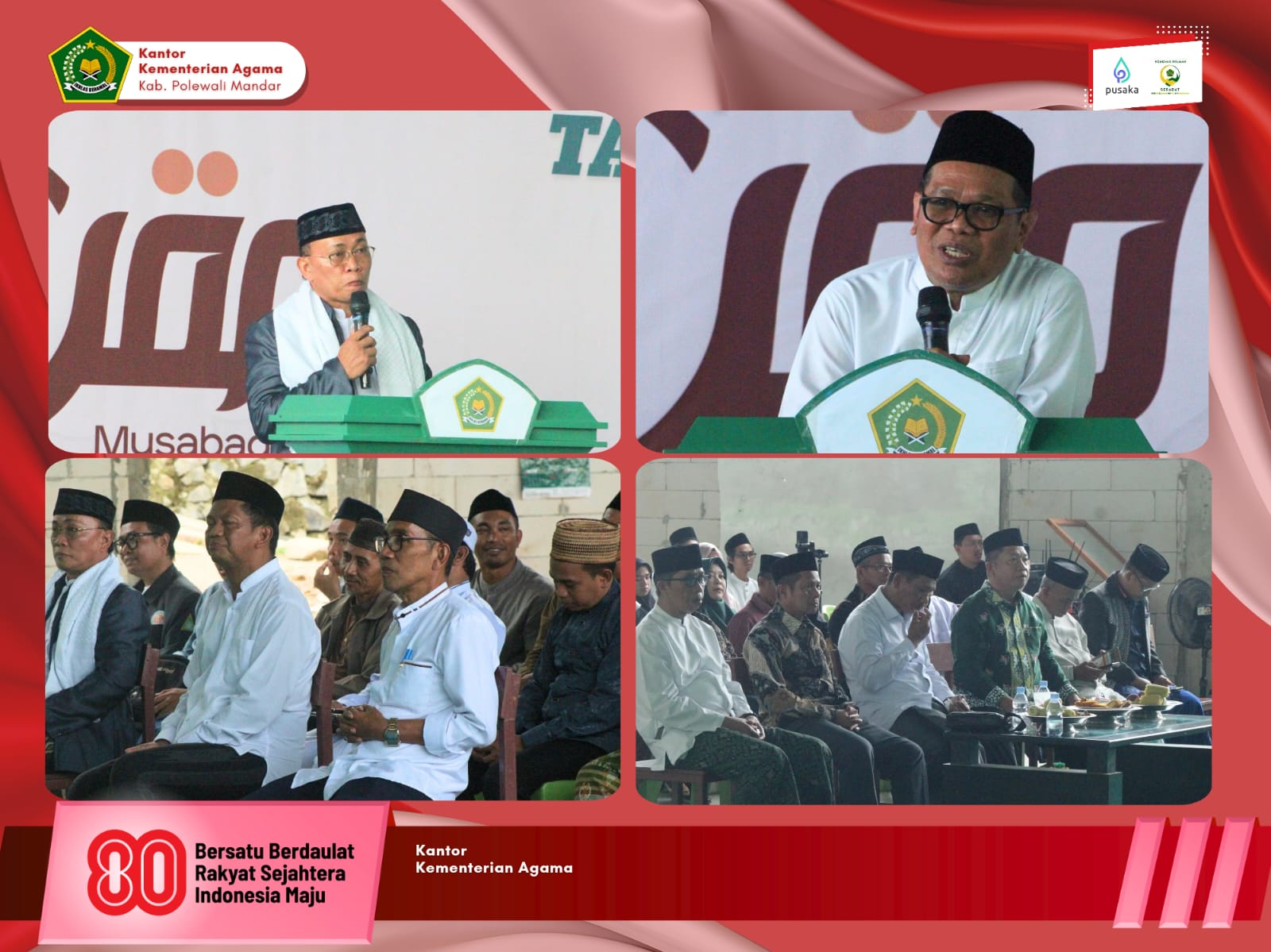Pembukaan Seleksi MQK Tingkat Provinsi Sulbar di Pondok Pesantren Nahdatul Ummah (NU) Kanang, Kakanwil Kemenag Sulbar: Pesan santri untuk menampilkan kemampuan terbaiknya.