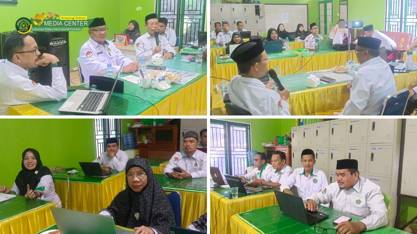 Kemenag Polman Sosialisasikan EMIS GTK Baru kepada Pengawas Madrasah
