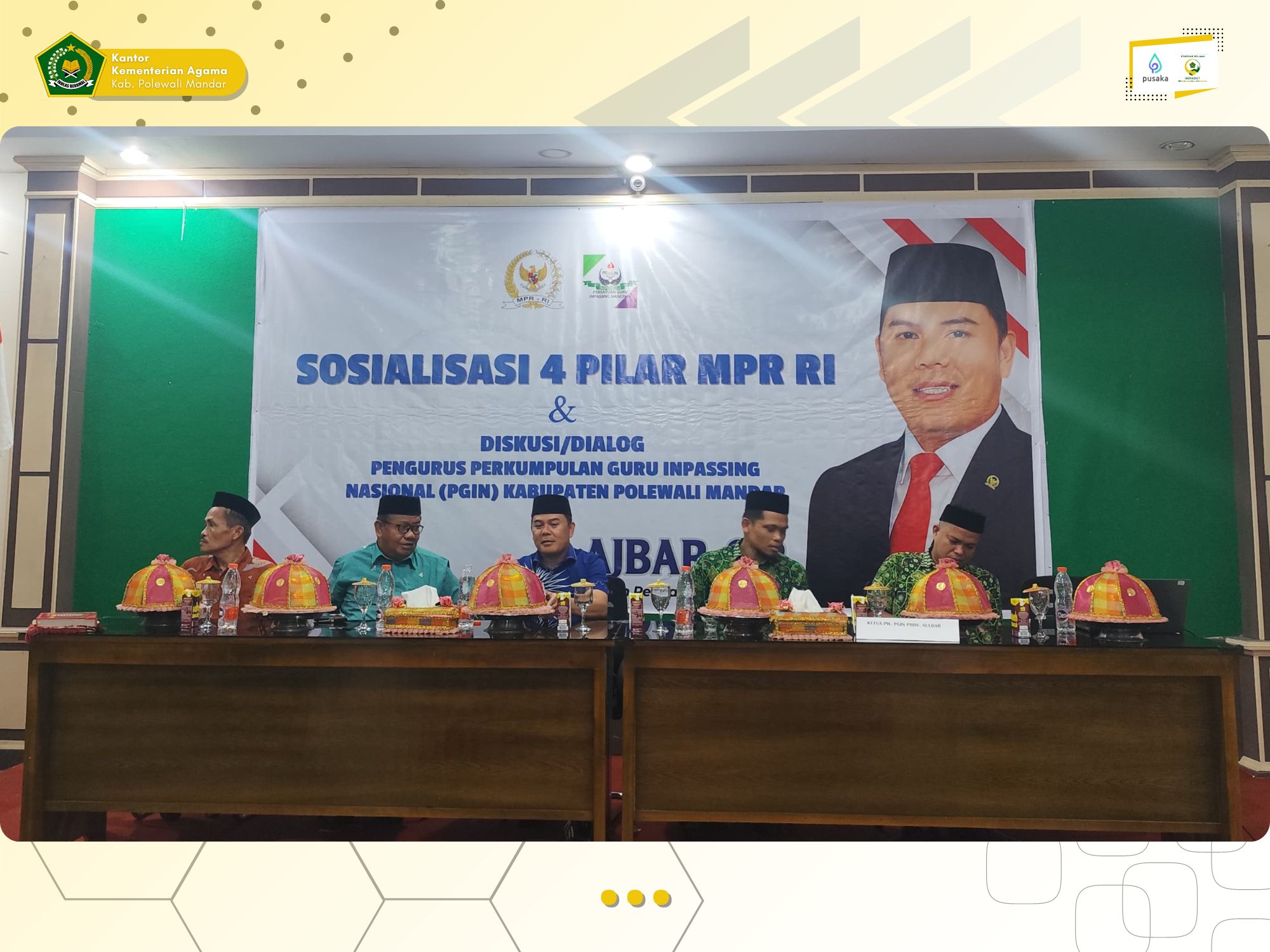 Pengurus Cabang Persatuan Guru Inpassing Nasional (PC PGIN) Kab. Polman Menggelar Dialog dengan DPR RI
