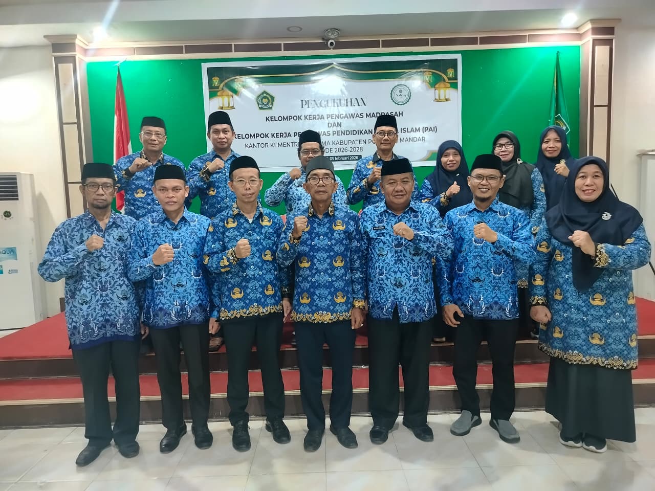 Kakan Kemenag Polman Resmi Kukuhkan Pokjawas Madrasah dan PAI