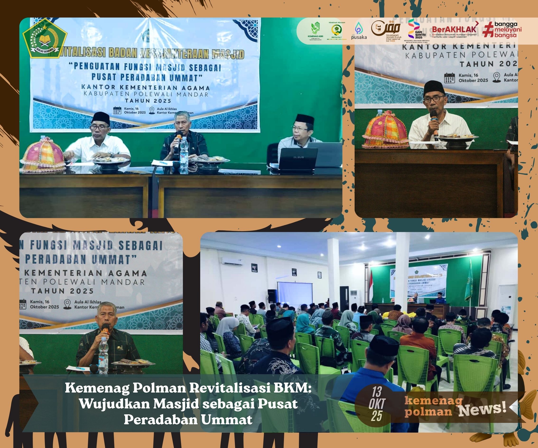 Kemenag Polman Revitalisasi BKM: Wujudkan Masjid sebagai Pusat Peradaban Ummat