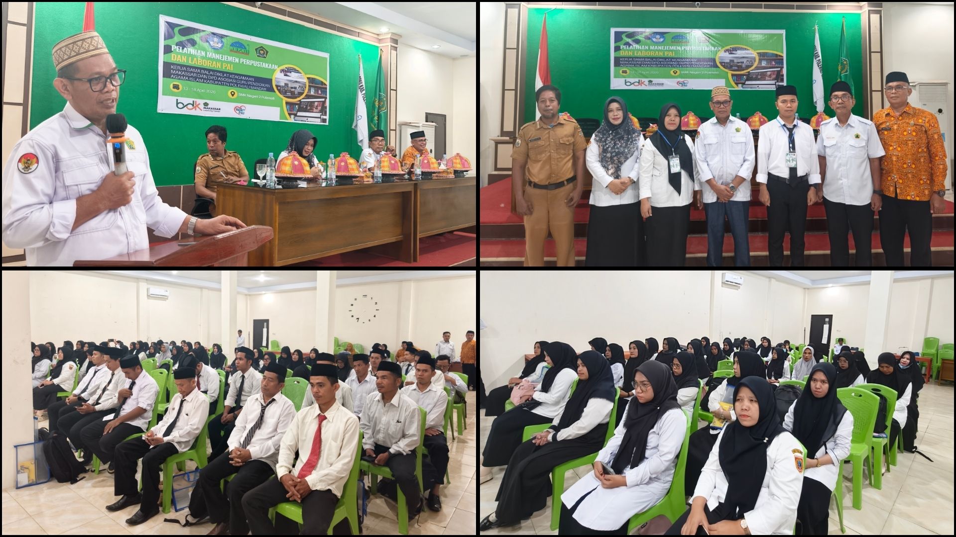 Pelatihan Manajemen Perpustakaan dan Laboran PAI Resmi Dibuka, Kakanwil Kemenag Sulbar Dorong Peningkatan Kompetensi Guru PAI