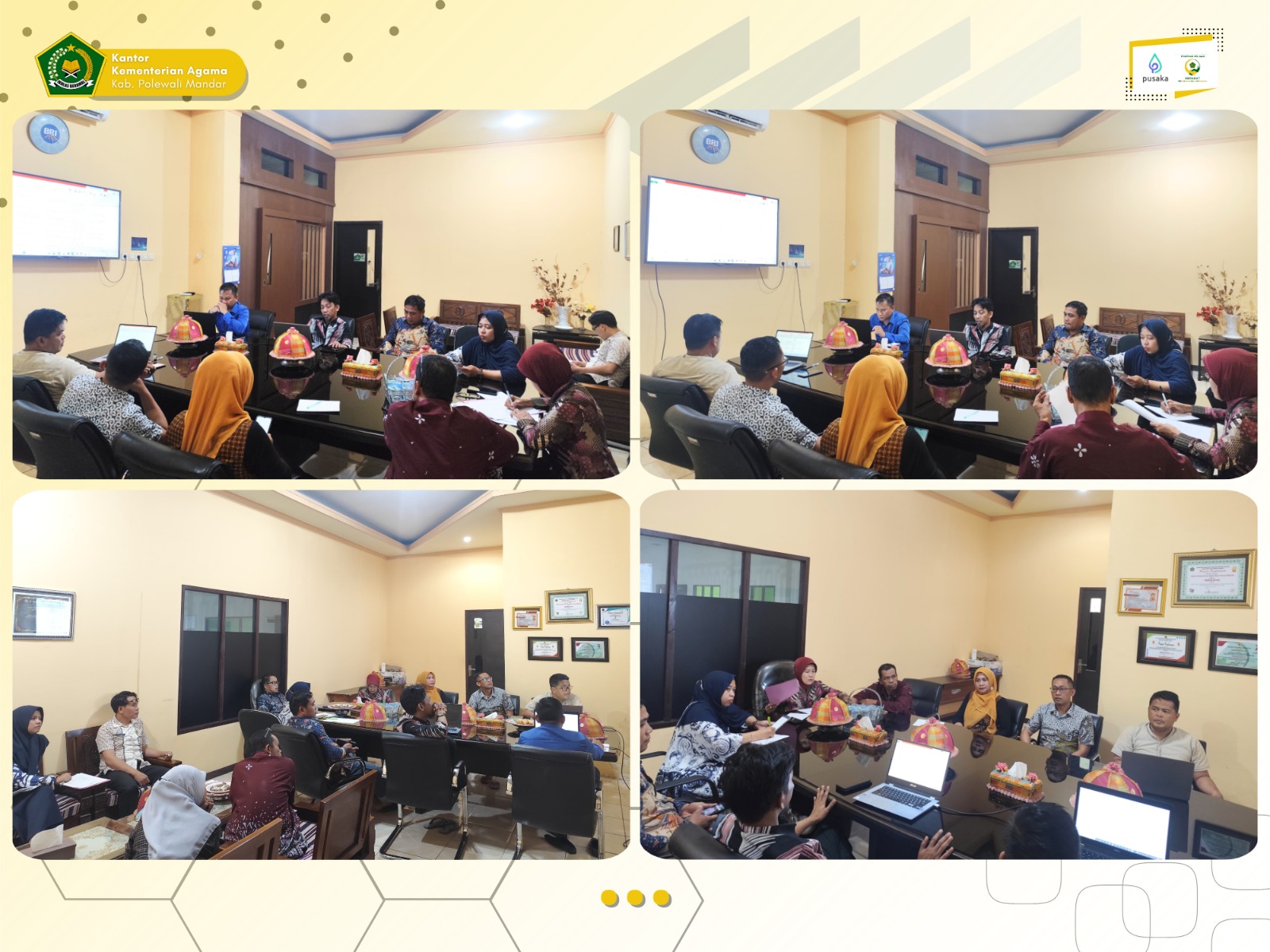 Kemenag Polman Gelar Rapat Tim Pejabat Pengelola Informasi dan Dokumentasi (PPID)