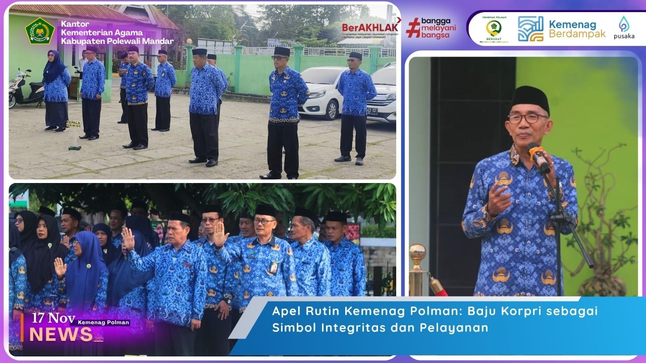 Apel Rutin Kemenag Polman: Baju Korpri sebagai Simbol Integritas dan Pelayanan