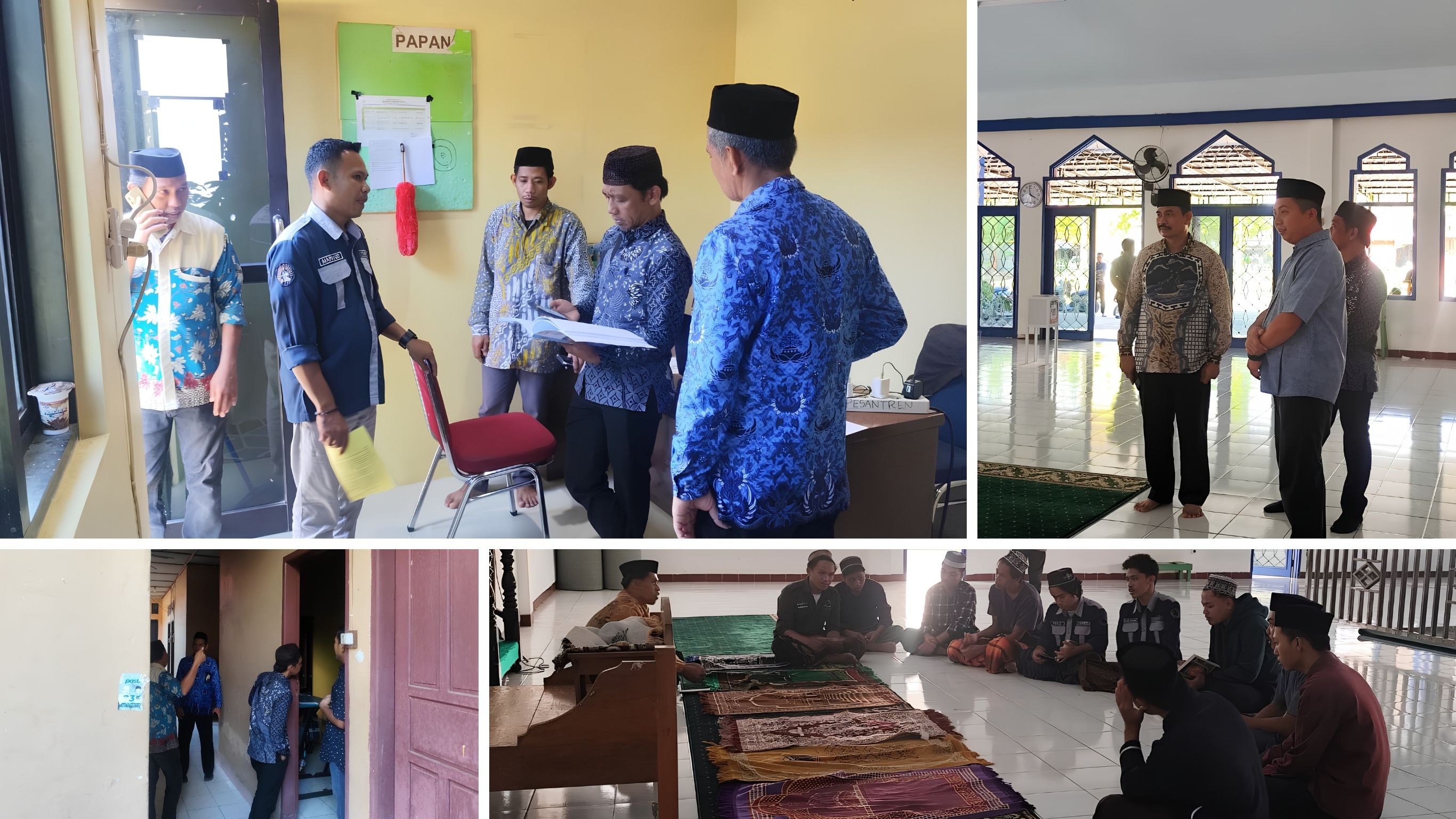 Pastikan Penuhi Lima Unsur Pesantren, Kemenag Polman Visitasi Ponpes Mahasiswa Unasman