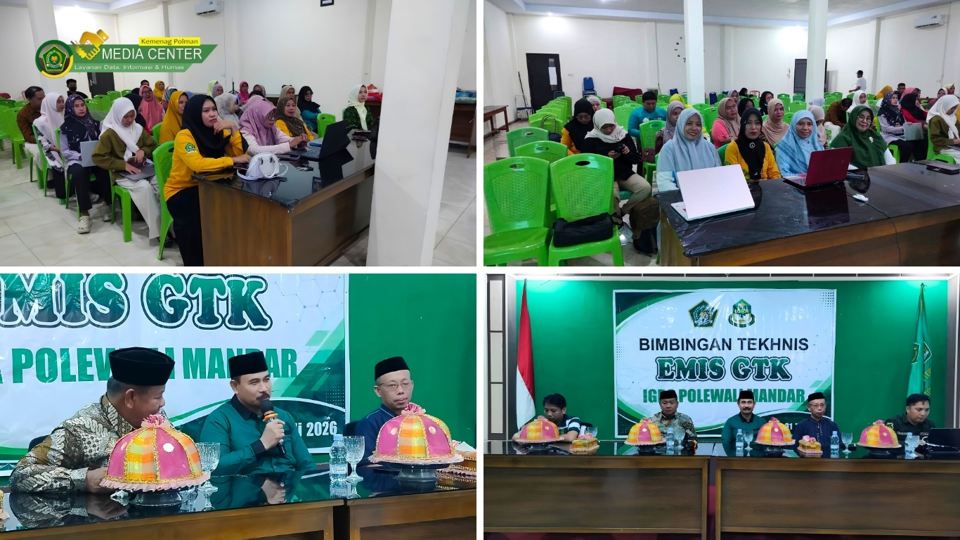 Kemenag Polman dan IGRA Gelar Bimtek EMIS 4.0 dan EMIS GTK bagi RA