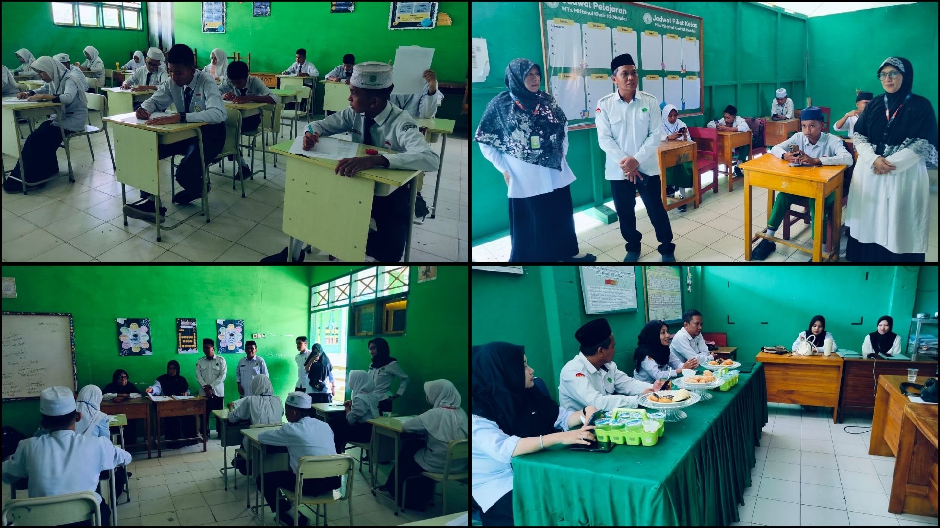 Kemenag Polewali Mandar Monitoring Pelaksanaan Asesmen Nasional MTs Sederajat