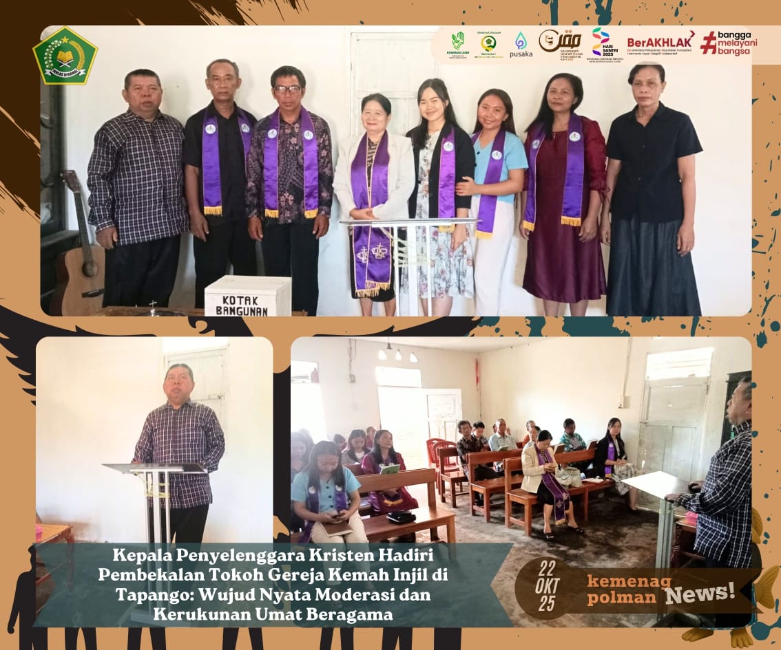 Kepala Penyelenggara Kristen Hadiri Pembekalan Tokoh Gereja Kemah Injil di Tapango: Wujud Nyata Moderasi dan Kerukunan Umat Beragama