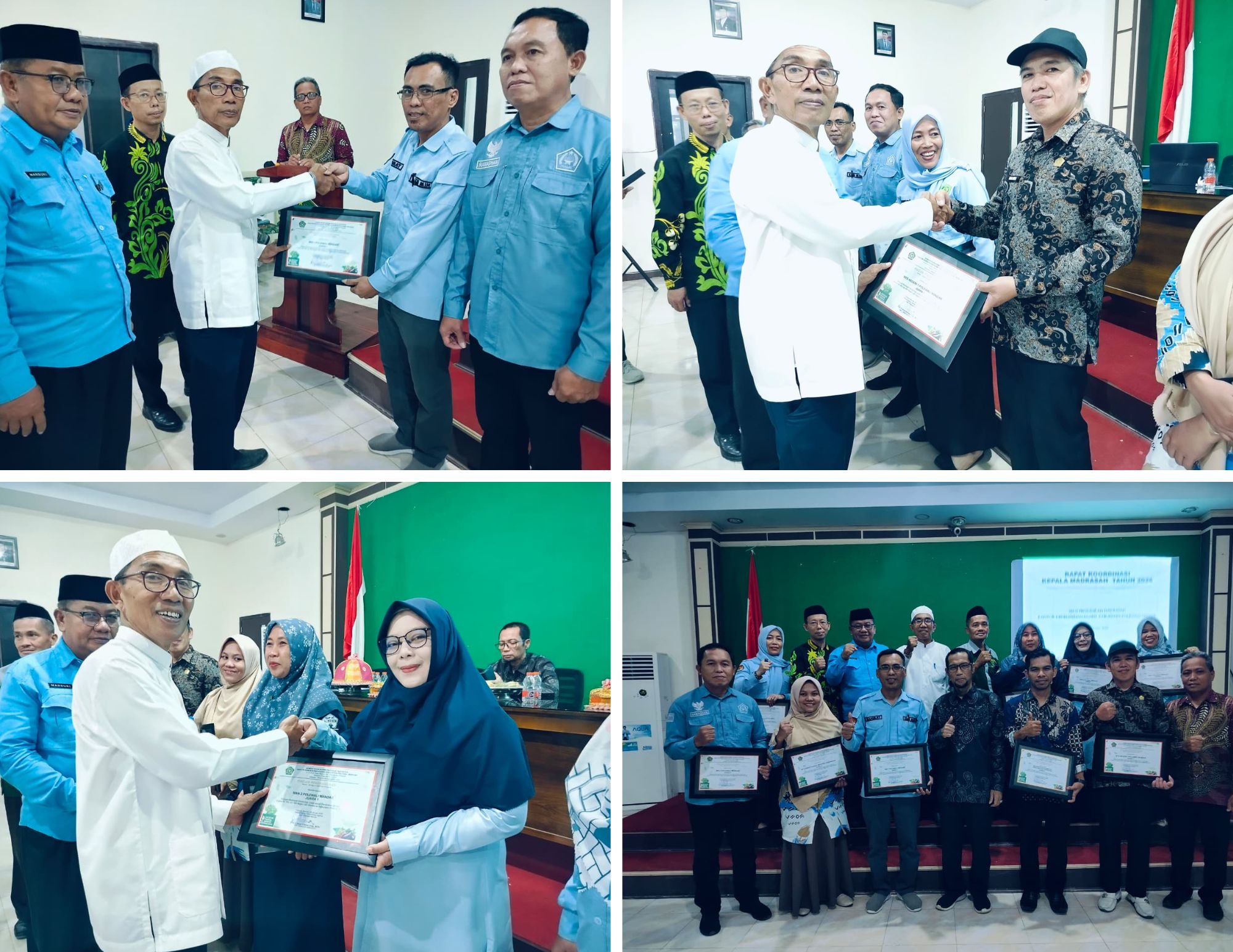 Ka. Kan. Kemenag Polman Serahkan Penghargaan kepada Pemenang Lomba Madrasah Ekoteologi Tahun 2025