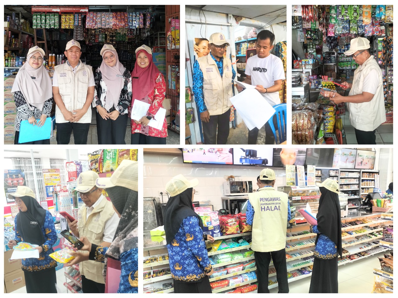 Satgas Halal Kemenag Kab. Polewali Mandar Melakukan Pengawasasn Produk Halal di Swalayan, Toko dan Pasar