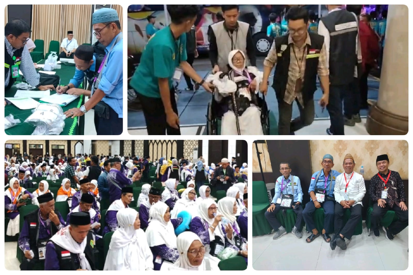 Sebanyak 281 Jemaah Calon Haji Polman Kloter 11 Tiba di Asrama Haji Sudiang Makassar