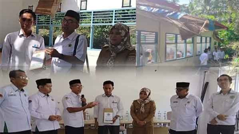 MA Al Irsyad Karoke Sambalibali Terima Bantuan dari Program Guru dan Pengawas Madrasah Berbagi