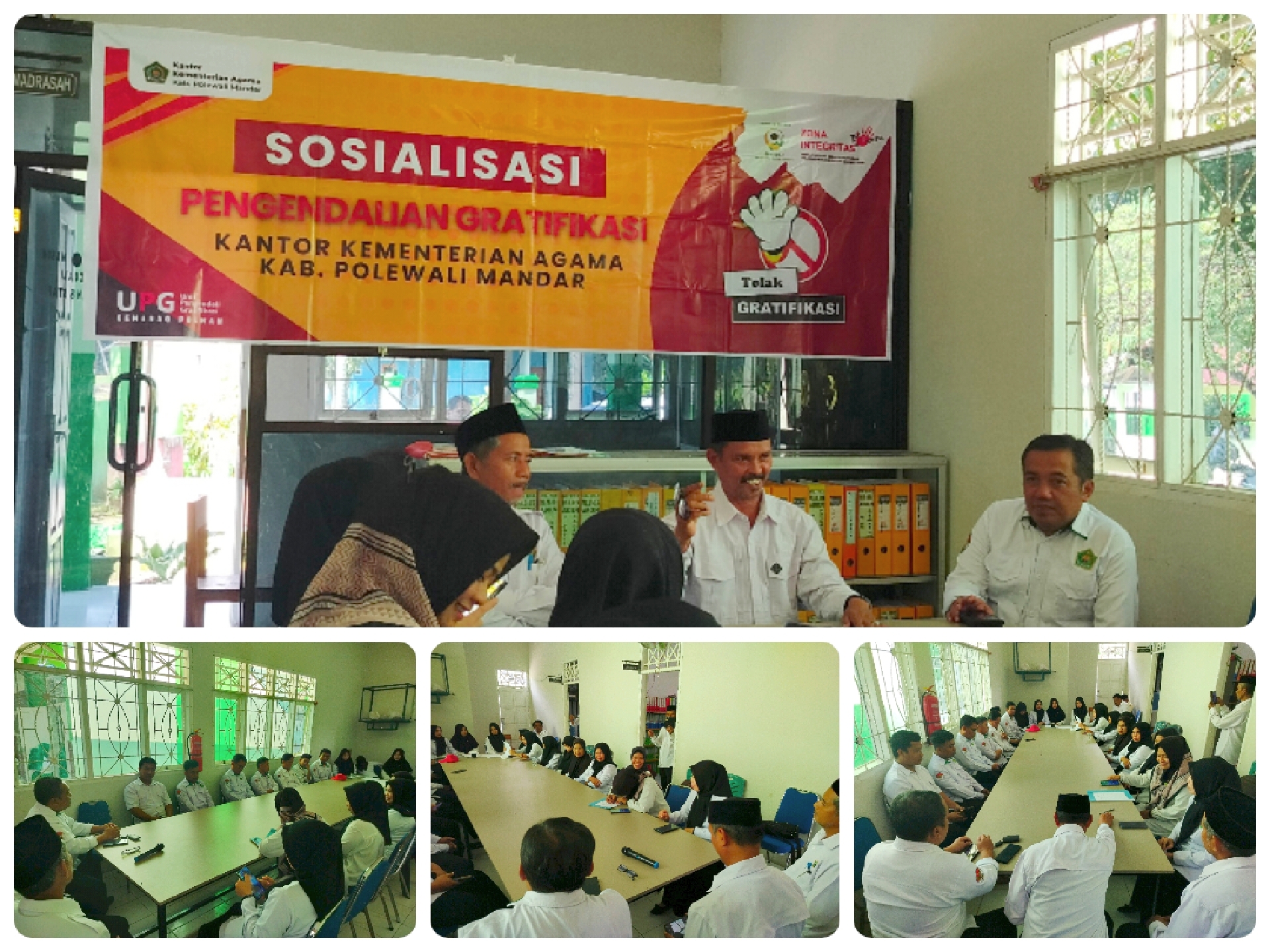 Tim UPG Kemenag Polman Sasar Madrasah Sosialisasi Pengendalian Gratifikasi
