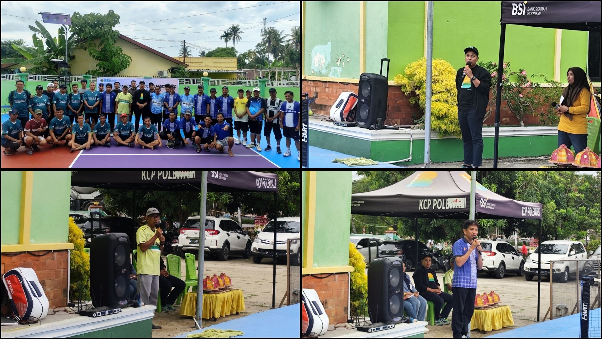 Pererat Silaturahmi, Kemenag Polman dan Majene Adu Sportivitas di Laga Pickle Ball