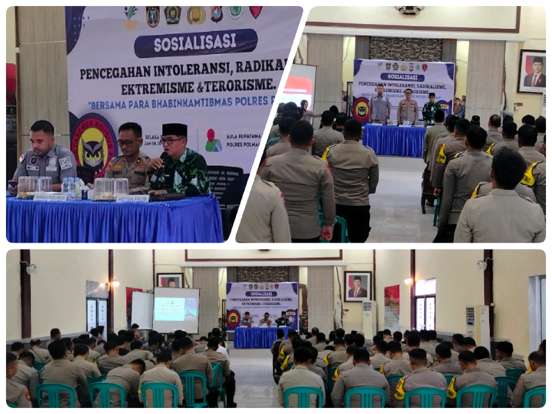 Kasubag TU Kemenag Polman Hadiri Kegiatan Pencegahan Paham Radikalisme dan Intoleransi di Polres Polman